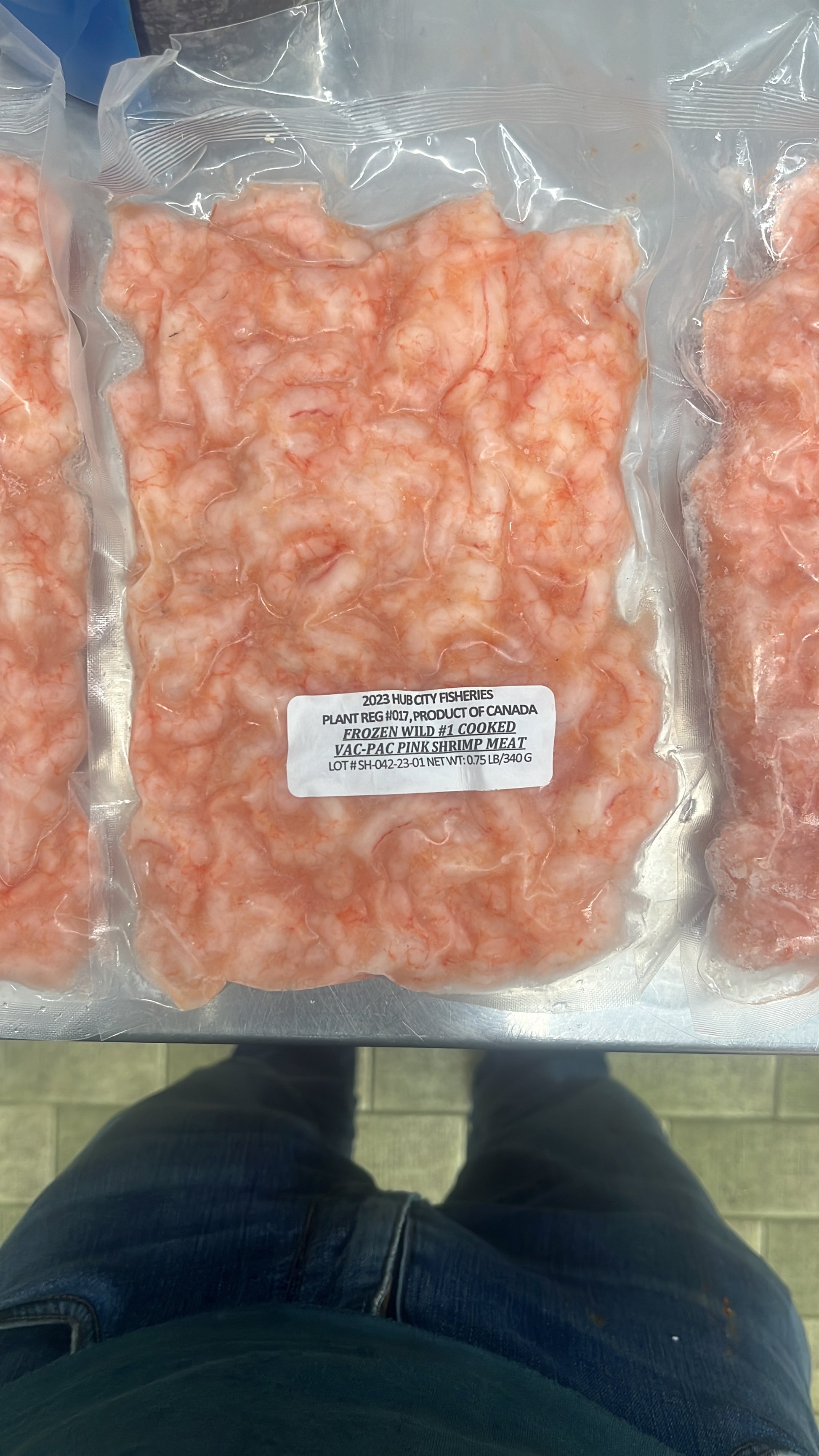 Conveniently Cooked Ocean Pink Shrimp (350g) Dishthefish