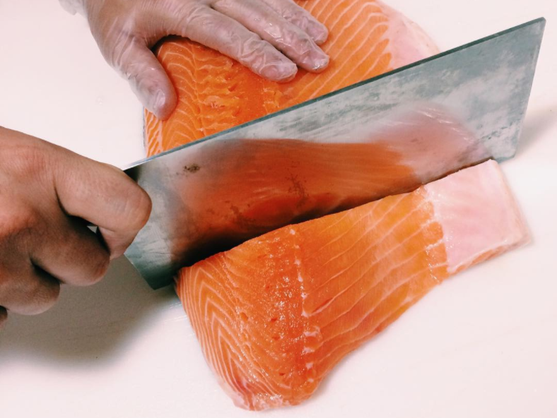 Salmon Fillet Slab (about 1.8kg, skin-on) - Dishthefish