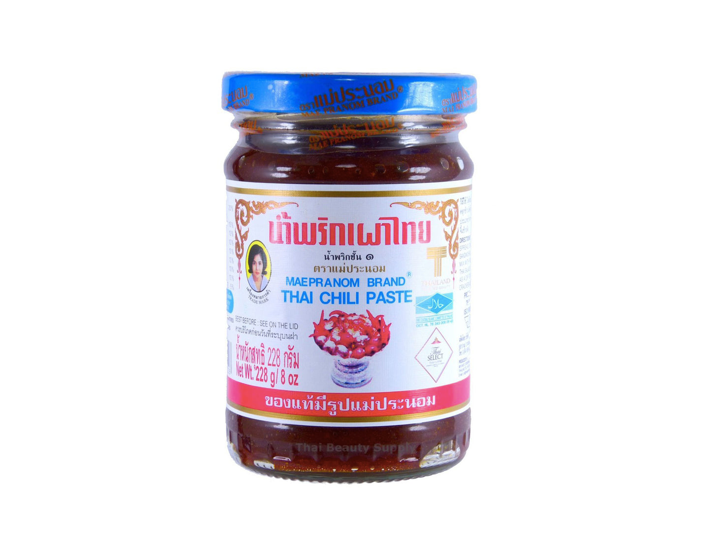 Maepranom Thai Chilli Paste/ Nam Prik Pao (228g) - Dish The Fish